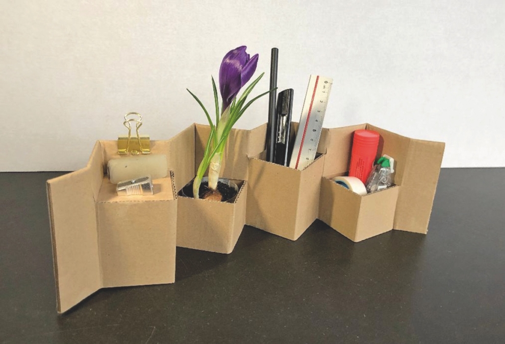 Ordnungssystem-Wellpappe/ © Gita Wikullil, 2026